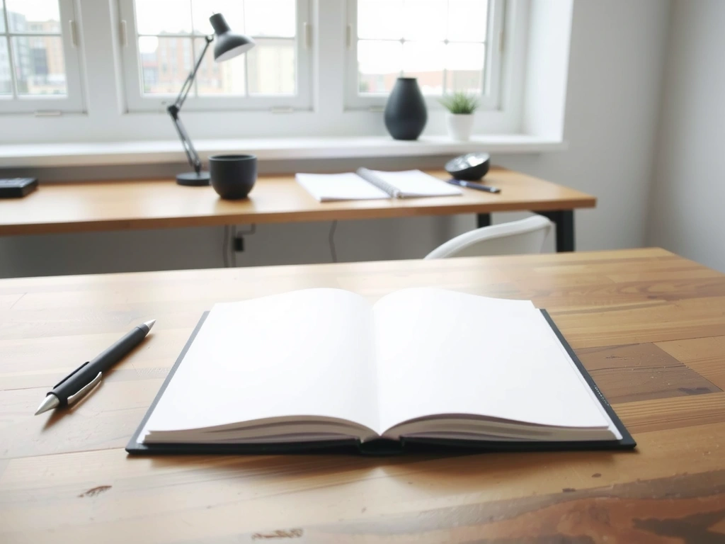 Notes and analytics on a desk